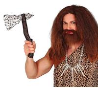 FIESTAS GUIRCA - Ascia TROGLODITA 33 cm. Cappelli, Maschere e Accessori per Feste, Multicolore (GUI16998)