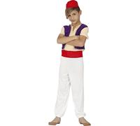 FIESTAS GUIRCA- Bambini Costume, Colore Bianco, Rosso, Viola, 10-12 Años, 77282