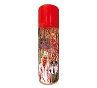 FIESTAS GUIRCA | Spray Sangue per Vestiti (75 ml) - Trucco e Pittura Corporea per Halloween e Feste a Tema - Accessorio per Costumi per Adulti e Bambini - Ideale per Terrore e Horror - Rosso