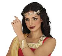FIESTAS GUIRCA | Bracciale Serpente Metallico Oro - Gioiello per Costume di Dea Romana o Greca - Accessorio Ideale per Feste in Maschera e Celebrazioni - Donna Adulta - Oro