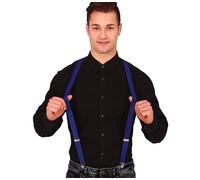 FIESTAS GUIRCA | Bretelle Blu (Taglia Unica) - Accessorio per Costume per Feste e Celebrazioni - Ideale per Carnevale, Halloween ed Eventi a Tema - Adulti Unisex - Blu