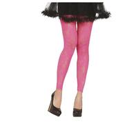 FIESTAS GUIRCA Calze senza piedi in pizzo fucsia