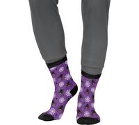 FIESTAS GUIRCA | Calzini Halloween Ragni - Calze Divertenti per Feste in Maschera e Celebrazioni - Accessorio Ideale per Halloween e Carnevale - Unisex - Multicolore