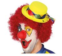 FIESTAS GUIRCA - Cappellino Clown, Pagliaccio In Feltro - Colori assortiti (1 Pezzo)