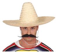 FIESTAS GUIRCA Cappello Messicano Sombrero Adulto 50 CM - Colori Assortiti (Paglia)