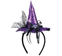GUIRCA Cerchietto Cappellino Strega Viola