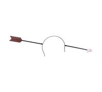 FIESTAS GUIRCA | Cerchietto Freccia (50cm) - Accessorio per Costume di Halloween e Feste - Ideale per Tutti gli Utenti - Divertente Complemento per Celebrazioni ed Eventi - Nero Argento