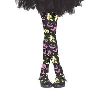 FIESTAS GUIRCA | Collant Halloween Multicolore Bambini (3-6 Anni) - Calze e Calzini per Costumi da Ragazze - Streghe - Ideale per Halloween, Carnevale e Feste in Maschera - Multicolore