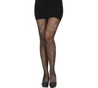 FIESTAS GUIRCA | Collant Ragnatela (Taglia Unica) - Calze per Costume da Demone e Halloween - Accessorio per Costume da Donna - Ideale per Feste e Celebrazioni - Nero