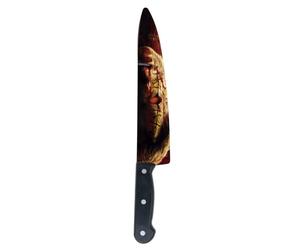 FIESTAS GUIRCA | Coltello Finto Serial Killer (37 cm) - Accessorio per Costume Halloween, Psycho, Horror, Assassino, Festa a Tema Paura - Adulto Bambino