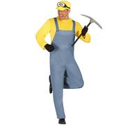Guirca FIESTAS Costume Minatore Giallo Uomo - Costumi Divertente Uomo Taglia M 48-50