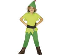 FIESTAS GUIRCA | Costume Arciere Fiabesco Bambino - Set 5 Pezzi - Verde