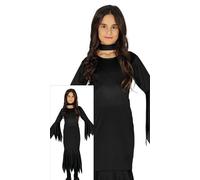 Fiestas Guirca Costume Morticia Addams – Strega per Bambino e Adulto – Taglia 10-12 anni