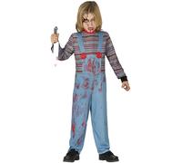 COSTUME BAMBINO CHUCKIE KILLER 7-9 ANNI