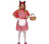 FIESTAS GUIRCA | Costume Cappuccetto Rosso Bambini - Cappa, Grembiule e Vestito - Costumi da Fiaba, Fate e Giornata Mondiale del Libro per Halloween, Carnevale e Feste in Maschera - Ideale per Bambine