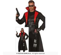 Fiestas Guirca Costume Carnevale Uomo Detective Halloween, Multicolore