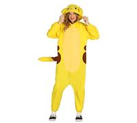 FIESTAS GUIRCA | Costume Chinchilla Elettrica (46-48/L) - Cappuccio, Coda e Tuta - Costumi da Videogiochi o Animali per Feste ed Eventi - Ideale per Adulti - Giallo e Marrone