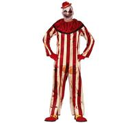 Fiestas Guirca Costume Clown Pagliaccio Killer per Travestimento Horror Uomo