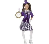 Fiestas Guirca Costume da Cappellaia Pazza per Bambina 5-6 anni
