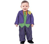 FIESTAS GUIRCA | Costume Crazy Buffoon Bambini - Tuta per Bambini - Costumi da Supereroi, Villain e Mr. Smile per Halloween, Carnevale e Feste in Maschera - Ideale per Bambini