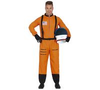 FIESTAS GUIRCA Costume da Astronauta Arancione Uomo - Tuta Spaziale Uomo Taglia L 52-54