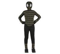 COSTUME CARNEVALE SPIDERMAN NERO BAMBINO VESTITO GUIRCA SPIDER MAN UOMO RAGNO