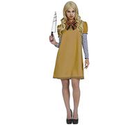 FIESTAS GUIRCA Costume da Bambola Robot Assassina - Costume Halloween Donna Taglia 42-44 M