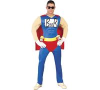 FIESTAS GUIRCA Costume da Birra per Uomo - Completo per uomo da Supereroe Birra - Addio al Celibato Taglia S 46-48