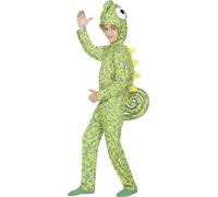 FIESTAS GUIRCA Costume da Camaleonte per Bambini età 5-6 Anni