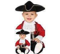 COSTUME BABY PIRATA ROSSO 12-18 MESI
