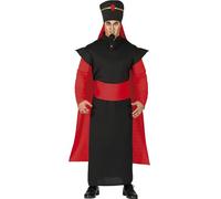 FIESTAS GUIRCA Costume da Cattivo del Deserto - Completo Arabo incl. Cappello, Tunica e Mantello Taglia M 48-50