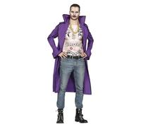 FIESTAS GUIRCA Costume Da Cattivo Pazzo - Giacca Con T-Shirt Stampata Per Uomo Adulto Taglia L 52-54