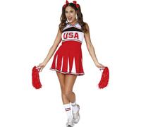 FIESTAS GUIRCA Costume da cheerleader da donna Taglia M