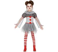 FIESTAS GUIRCA Costume da Clown crudele per Bambina
