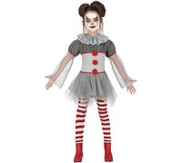 Fiestas GUiRCA Costume da Clown crudele per Bambina