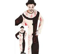 FIESTAS GUIRCA Costume da Clown Terrorista da Uomo - Costume da Clown di Film Horror - Costumi di Halloween da Uomo per Adulti Taglia M