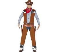 FIESTAS GUIRCA Costume da cowboy Billy per uomo-Uomo: Medium