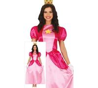 FIESTAS GUIRCA Costume da Donna da Principessa delle Stelle - Abito da Principessa Rosa - Costume da Regina delle Fiabe per Donna Taglia S