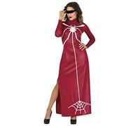 FIESTAS GUIRCA Costume da Eroina Ragno Rossa - Vestito Lungo Elegante da Supereroina - Costume Halloween Donna Taglia 46-48 L