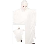 FIESTAS GUIRCA Costume da Fantasma Spettrale per Ragazze - Costume da Fantasma Bianco - Costumi di Halloween per Ragazze Età 3-4 Anni