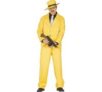 FIESTAS GUIRCA | Costume da Gangster Anni 20 Uomo - Giacca, Cravatta