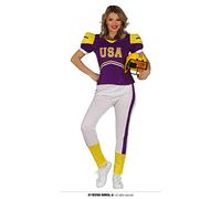 FIESTAS GUIRCA Costume da giocatrice di Rugby per Adulta Taglia M 38-40