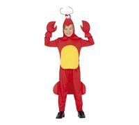 Fiestas Guirca Costume da Granchio per Bambini età 5-6 Anni