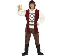 FIESTAS GUIRCA Costume da locandiere Uomo OSTE Medievale