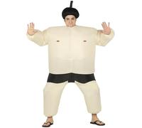 Fiestas GUiRCA Costume da Lottatore di Sumo Gonfiabile per Adulti