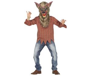 FIESTAS GUIRCA Costume da Lupo Mannaro per Bambini 10-12 Anni