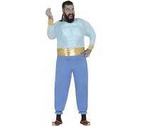 FIESTAS GUIRCA Costume da Manga Blu Uomo - Costume da Eroe dei Racconti di Fate Uomo Taglia XL 56-58