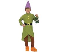 FIESTAS GUIRCA Costume da Nanetto delle Fiabe per Bambino - Costumi Infantili da Gnomo dei Boschi 5-6 Anni