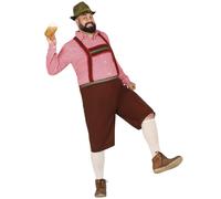 FIESTAS GUIRCA Costume da Oktoberfest Uomo - Bavarese Adulto - Costume Festa della Birra Taglia XL 56-58