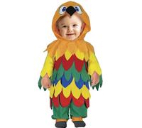 FIESTAS GUIRCA | Costume da Pappagallo Bebè (12-18 Mesi) - Cappuccio e Tuta - Costumi da Animali per Neonati e Bambini Piccoli - Ideale per Carnevale e Feste in Maschera - Unisex - Multicolore